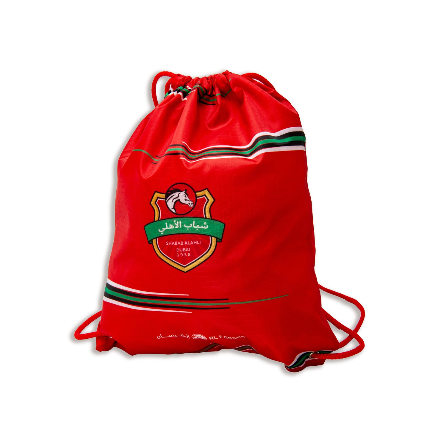 Shabab Al Ahli FC - Fursan Football Bag Red