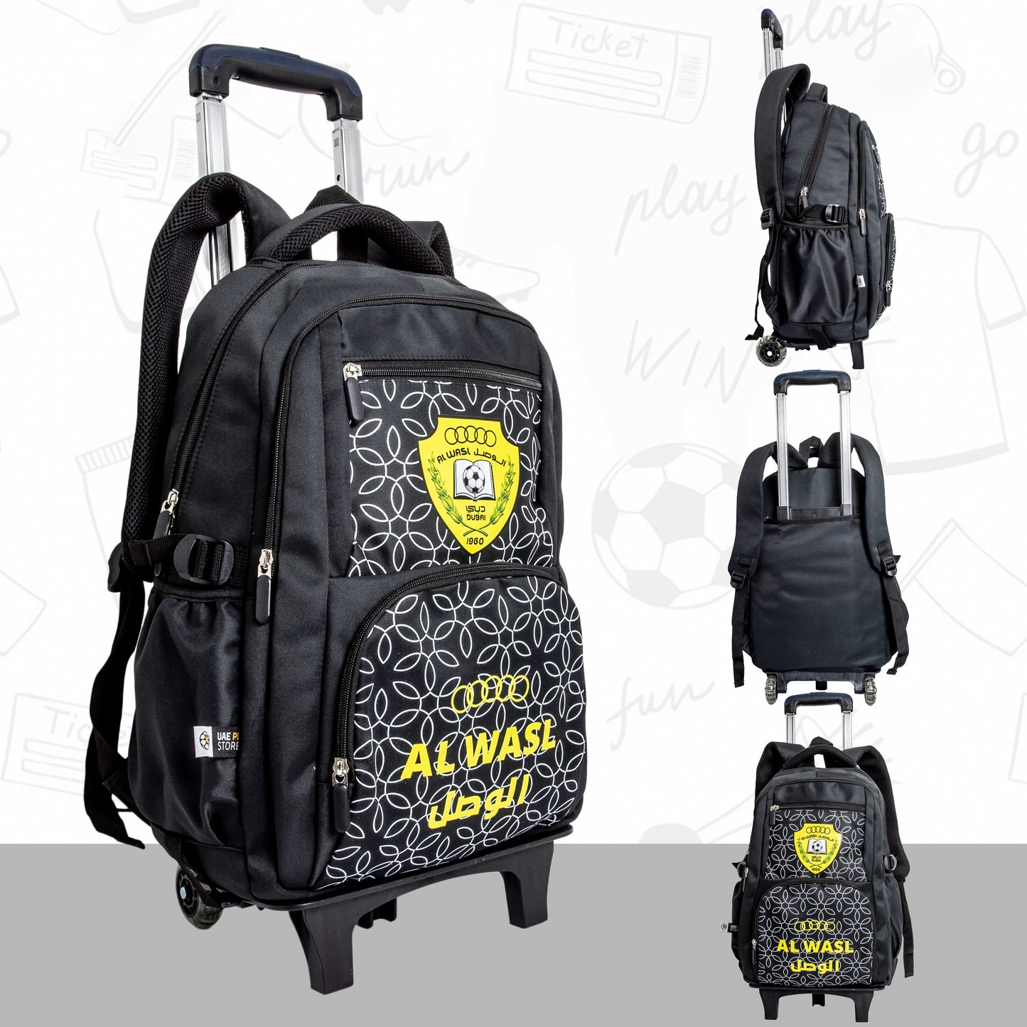 Al Wasl FC-School Bag with Accessories