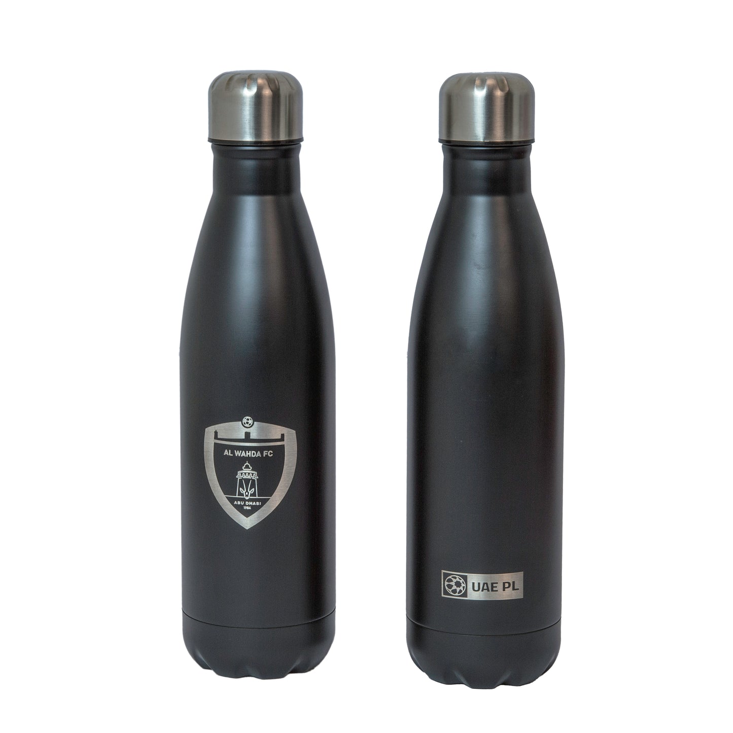 Al Wahda FC Water Bottle Black