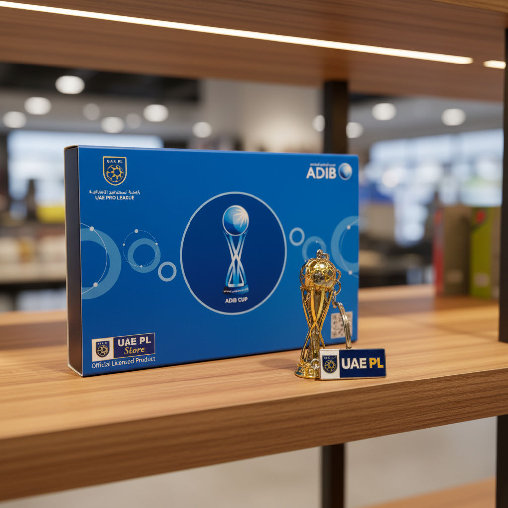 ADIB Cup Trophy Keychain