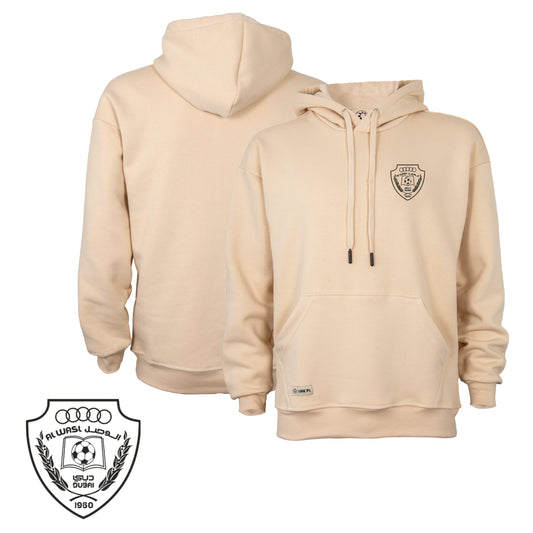 Al Wasl FC Hoodie Adult Beige