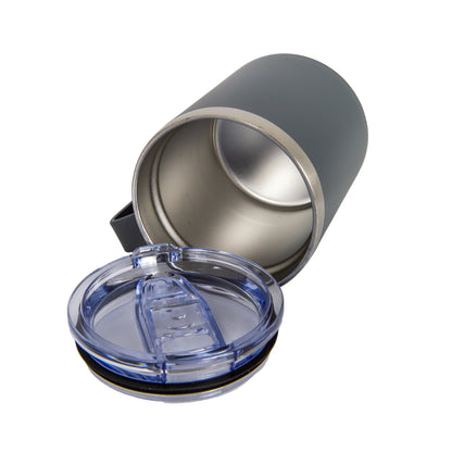 UAE PL Gray Stainless Steel Coffee Mug 360 ML with Cover