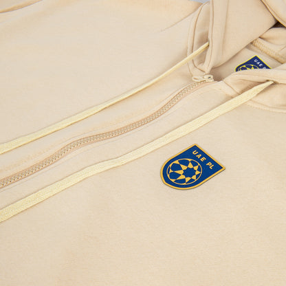 UAE PL Zipper Hoodie Beige Kids