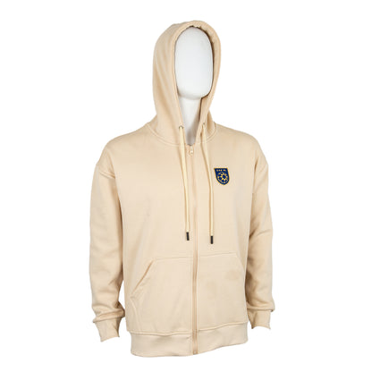 UAE PL Zipper Hoodie Beige Adult